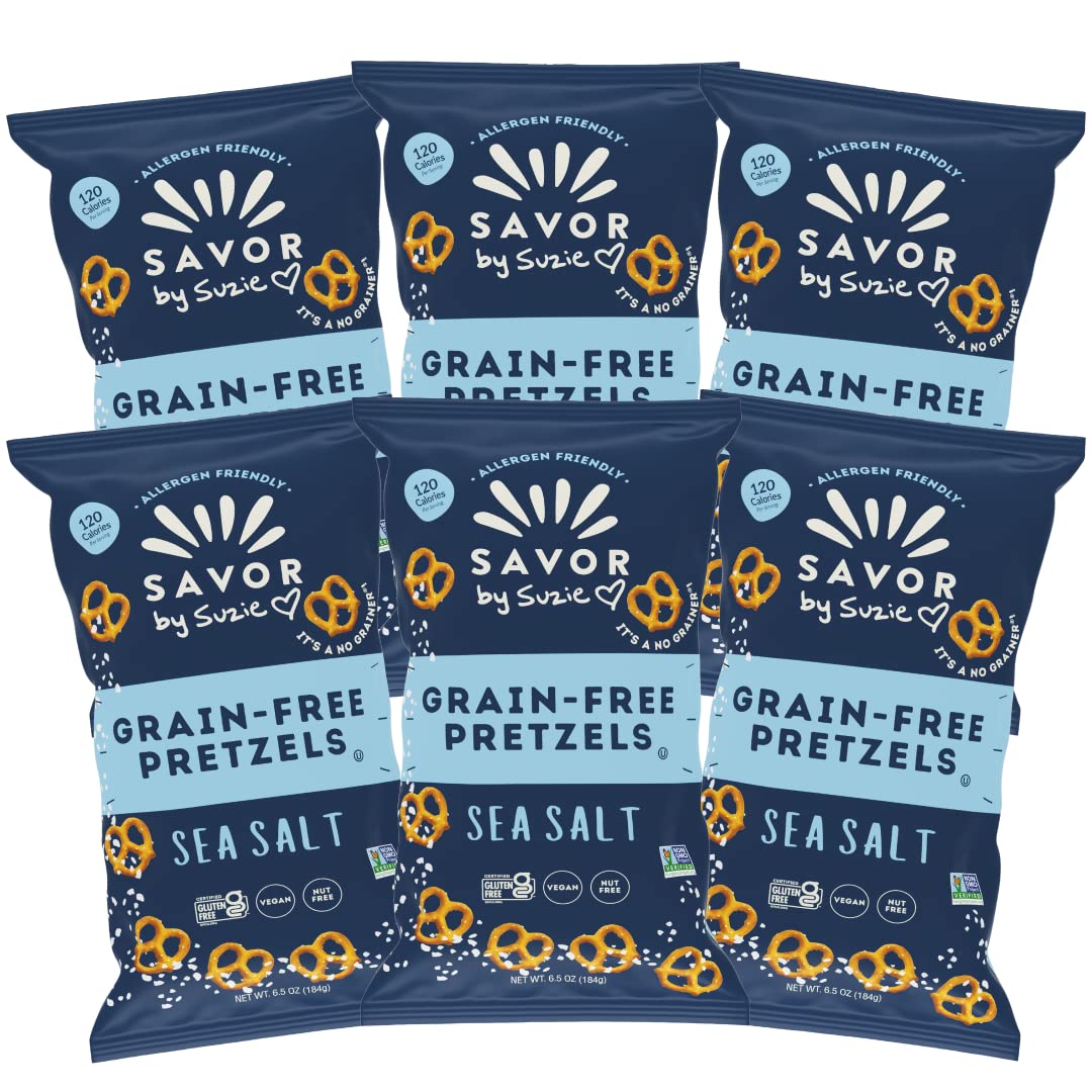 Amazon.com: Savor by Suzie Gluten-Free Pretzels – Non-GMO, Grain